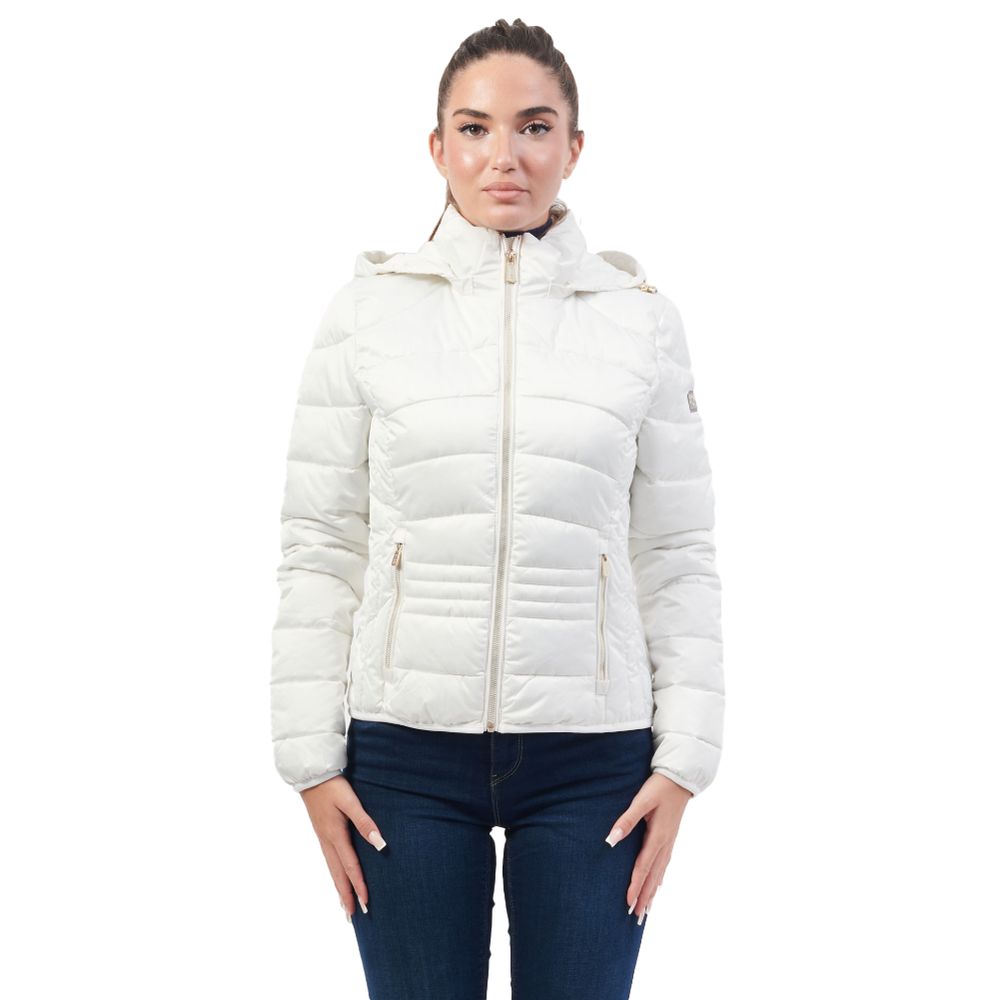 Yes Zee Weiße Polyester Jacken & Mantel